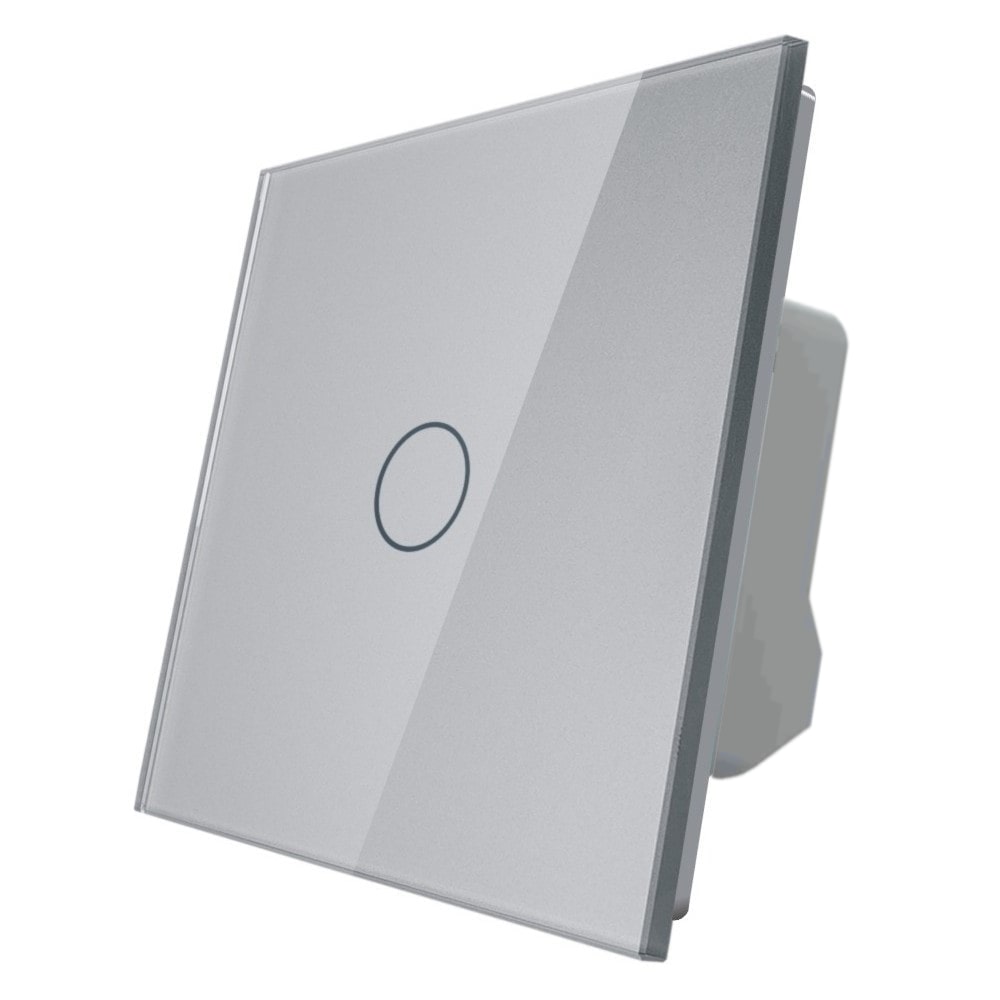 Włącznik dotykowy pojedynczy Livolo VL-C701 - 64 Stalowo szary
