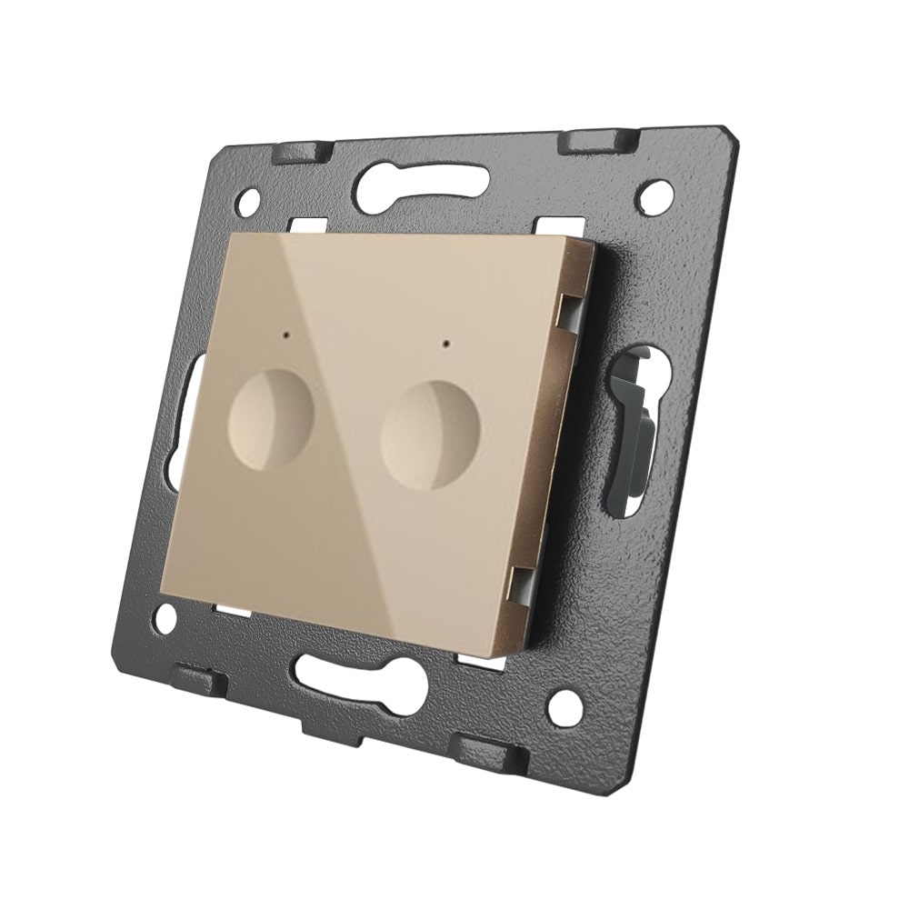 Włącznik dotykowy pojedynczy Livolo VL-C701 - 63 Szampański